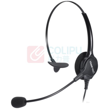 北恩 HION 头戴式单耳话务员耳机 DH90 USB+调音量+闭音(B7)