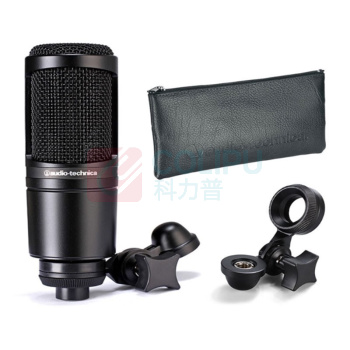铁三角 audio-technica 话筒+支架+线材+声卡 AT2020+OOAKGOO AK47
