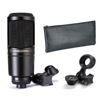 铁三角 audio-technica 话筒+支架+线材+声卡 AT2020+OOAKGOO AK47
