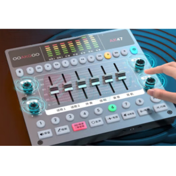 铁三角 audio-technica 话筒+支架+线材+声卡 AT2020+OOAKGOO AK47