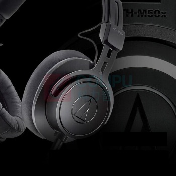 铁三角 audio-technica 专业头戴式HIFI耳机 ATH-M60X (黑色)