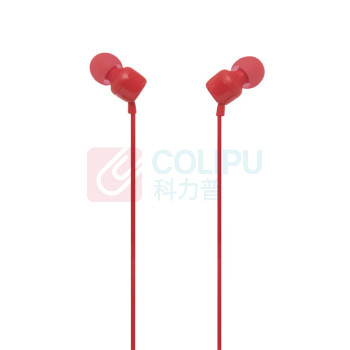 JBL 入耳式有线耳机 T110 (红色)