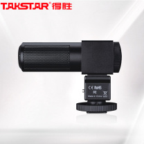 得胜 TAKSTAR 摄像机采访枪式 话筒麦克风 SGC-698 (黑色)