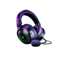 雷蛇 Razer 电竞游戏耳机耳麦 V3超感版 有线头戴式 (黑) 触感反馈 RGB灯效 CSGO 黑神话悟空 吃鸡耳机