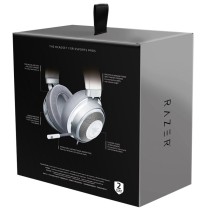 雷蛇 Razer 耳麦 标准版X 7.1模拟环绕声 (银色) 有线 头戴式 不可拆卸麦克风