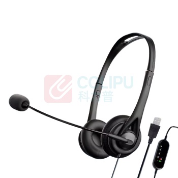 OIMG 耳机 SY490 头戴式/USB插口/台式电脑笔记本通用 (黑色)