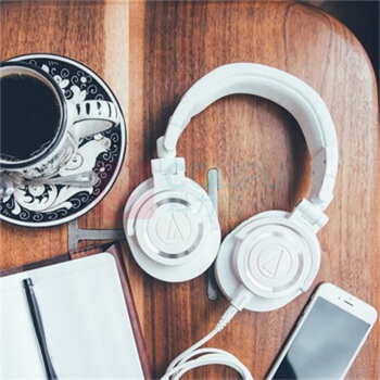 铁三角 audio-technica 耳机 ATH-M50X WH (白色)