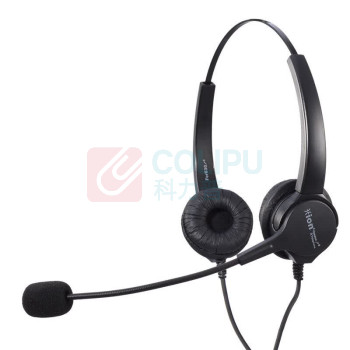 北恩 HION 头戴式双耳话务耳机 FOR630D-QD 水晶头(RJ9)