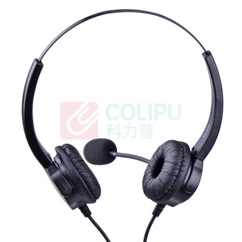 北恩 HION 头戴式双耳话务耳机 FOR630D-QD 水晶头(RJ9)