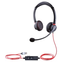 北恩 HION 头戴式双耳话务耳机 H730D USB-A