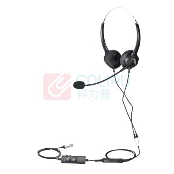 北恩 HION 头戴式双耳话务耳机 FOR600D USB+调音量+闭音(B8)双麦智能降噪