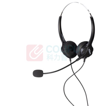 北恩 HION 头戴式双耳话务耳机 FOR600D USB+调音量+闭音(B8)双麦智能降噪