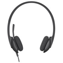 罗技 Logitech 电脑耳机麦克风 H340 USB接口 (黑色)