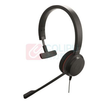 捷波朗 统一通信耳麦 EVOLVE 20 MS Mono 单耳 USB接口 可调音量/闭音/挂接/降噪 微软认证