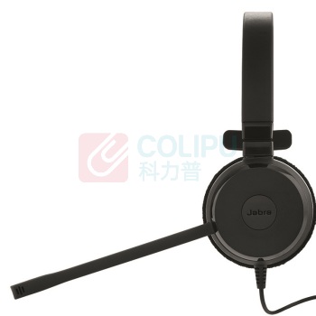 捷波朗 统一通信耳麦 EVOLVE 20 MS Mono 单耳 USB接口 可调音量/闭音/挂接/降噪 微软认证