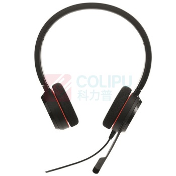 捷波朗 统一通信耳麦 EVOLVE 20 MS Stereo 双耳 USB接口 可调音量/闭音/挂接/降噪 微软认证
