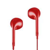 纽曼 Newmine 全兼容线控音乐手机耳机 NM-LK06 1.2m双边等长线 (红色)