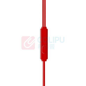 纽曼 Newmine 全兼容线控音乐手机耳机 NM-LK06 1.2m双边等长线 (红色)