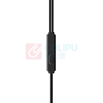 纽曼 Newmine 全兼容线控音乐手机耳机 NM-LK06 1.2m双边等长线 (黑色)