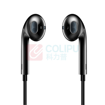 纽曼 Newmine 全兼容线控音乐手机耳机 NM-LK06 1.2m双边等长线 (黑色)