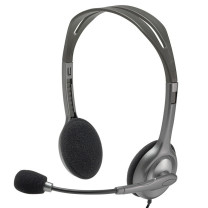 罗技 Logitech 立体声耳机 H111 带麦克风话筒  带麦克风话筒