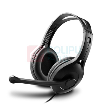 漫步者 EDIFIER 头戴式有线耳麦 K800 双3.5音频 (黑色)