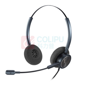 科特尔得龙 CTCALLTEL 头戴式双耳话务耳机 HW528N-DH 带降噪麦克风 水晶头接口(适用电话机/IP电话)