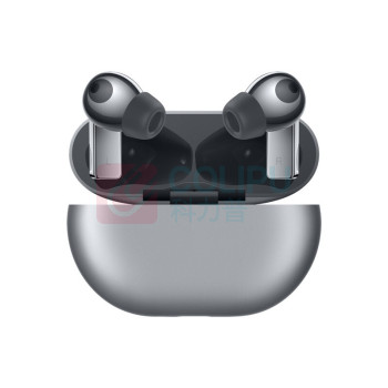 华为 主动降噪真无线蓝牙耳机 HUAWEI FreeBuds Pro 双连接 有线充版 (冰霜银色)