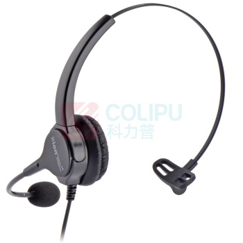 北恩 HION 耳机 FOR630QD-USB 头戴式单耳话务耳机 降噪耳机 USB+音量调节+闭音 (黑色)