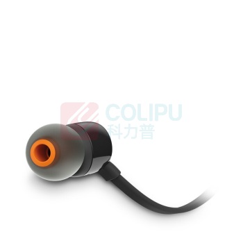 JBL 有线 耳机 T110 入耳式 (黑色)