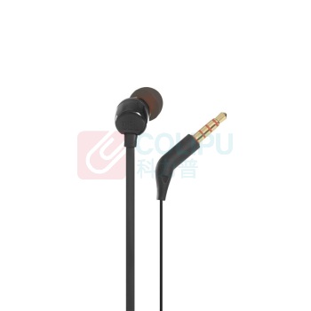 JBL 有线 耳机 T110 入耳式 (黑色)