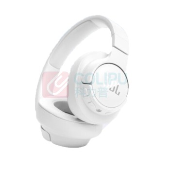 JBL 头戴式无线耳机 TUNE 720BT 纯正低频音效 蓝牙5.3 (珍珠白) 免提通话 音乐游戏网课超长续航