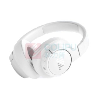 JBL 头戴式无线耳机 TUNE 720BT 纯正低频音效 蓝牙5.3 (珍珠白) 免提通话 音乐游戏网课超长续航