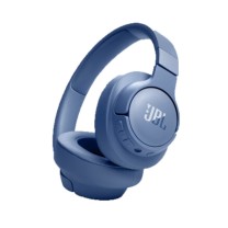 JBL 头戴式无线耳机 TUNE 720BT 纯正低频音效 蓝牙5.3 (深海蓝) 免提通话 音乐游戏网课超长续航
