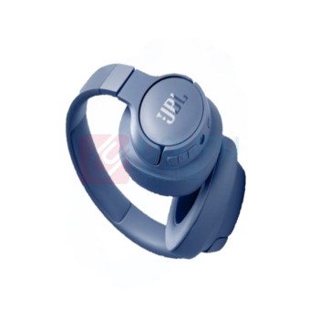 JBL 头戴式无线耳机 TUNE 720BT 纯正低频音效 蓝牙5.3 (深海蓝) 免提通话 音乐游戏网课超长续航
