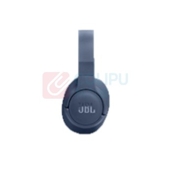 JBL 头戴式无线耳机 TUNE 720BT 纯正低频音效 蓝牙5.3 (深海蓝) 免提通话 音乐游戏网课超长续航