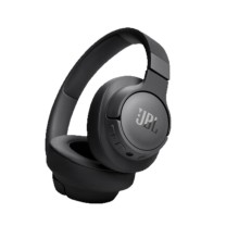 JBL 头戴式无线耳机 TUNE 720BT 纯正低频音效 蓝牙5.3 (深空黑) 免提通话 音乐游戏网课超长续航