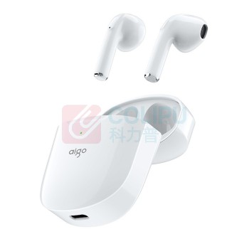 爱国者 aigo 真无线蓝牙耳机 T50 80.00g 通话音乐降噪 半入耳游戏运动跑步耳机 苹果华为小米安卓通用