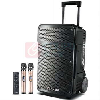 山水 sansui 15英寸广场舞音响便携式移动户外蓝牙拉杆高保真音箱 A15 一台 