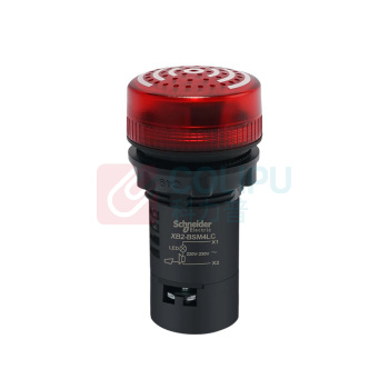 施耐德 Schneider 施耐德电气一体式蜂鸣器 XB2-BSM4LC 22mm 闪亮型 220V AC声响间断 (红色)