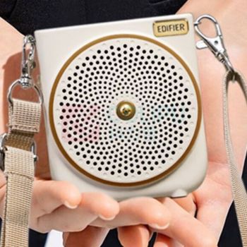 漫步者 EDIFIER 便携式扩音器 MF3无线版 无线版 小蜜蜂大功率扩音器 (白色)