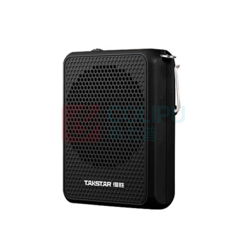 得胜 TAKSTAR 小蜜蜂扩音器教师随身腰挂便携式教学专用喊话器耳麦导游户外喇叭胜轻便大功率 E126A 有线版 (黑色)