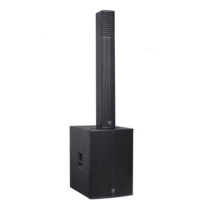 润普 Runpu 扬声器 RP-YPTZ20 无源线声源柱式 (黑色) 会议音频视频 扬声器喇叭