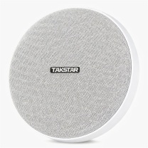 得胜 TAKSTAR 音箱 EBS-653 269MMxH150MM 定阻吸顶音箱 墙壁嵌入式天花吊顶喇叭音箱 校园公共广播会议室背景音乐酒店