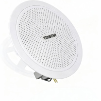 得胜 TAKSTAR 喇叭 EBS-12C 185*65MM 天花喇叭 吸顶喇叭广播系统 安装方便 适用于餐厅茶楼车站学校办公大楼车间等场所
