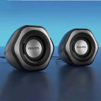 飞利浦 PHILIPS 音箱音响 SPA3208桌面USB有源重低音喇叭