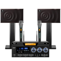 JBL 组合音响 MK10 505×290×320mm 400W 64Hz~14KHz (黑色) USB;AUX;光纤;AVHD;MI;Wi-Fi