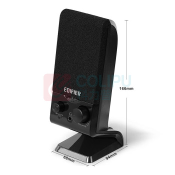 漫步者 EDIFIER 有源音箱 R10U 2.0声道 (黑色)