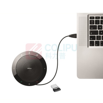 捷波朗 免提通话扬声器 SPEAK 510+ MS 无线蓝牙 USB 360度麦克风 15小时电池 微软认证