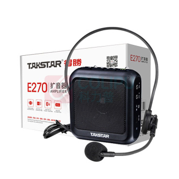 得胜 TAKSTAR 蓝牙便携式扩音器 E270 (黑色)